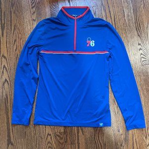Philadelphia 76ers Performance Quarter Zip - Men’s Small/Boy's Large